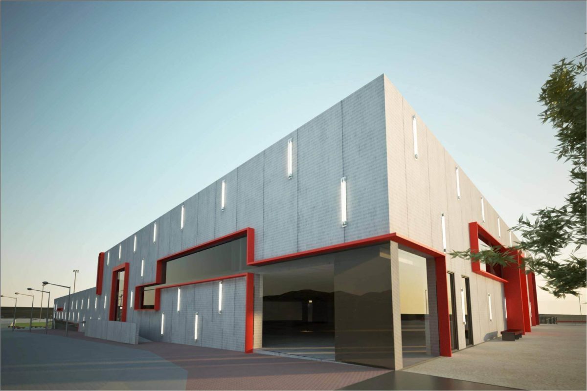 Proyecto de arquitectura gimnasio We Granada